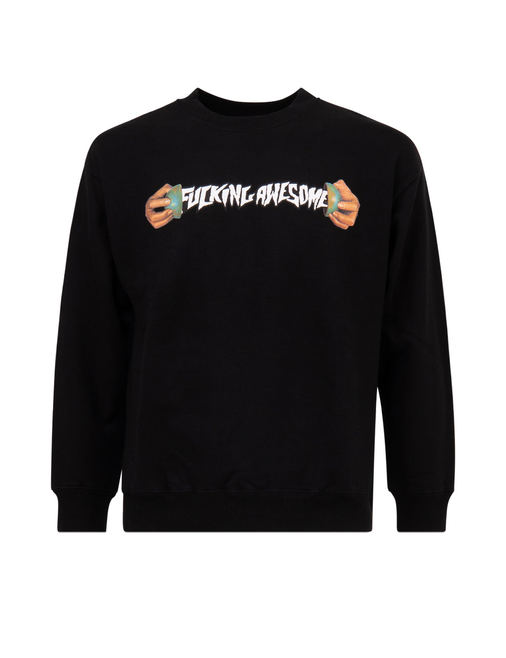 Fucking Awesome WORLD CUP CREWNECKBLACK