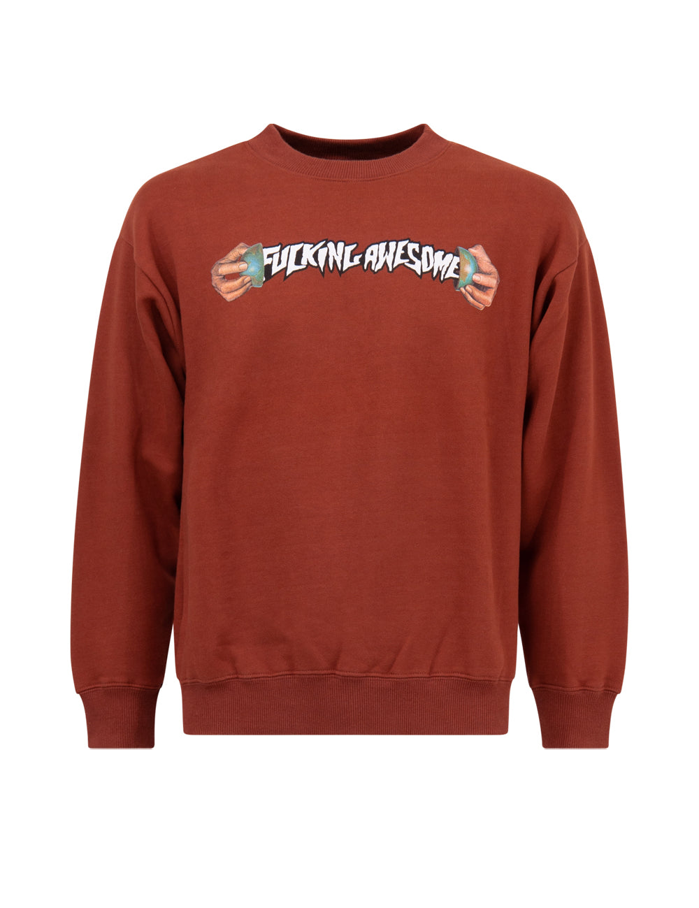 Fucking Awesome WORLD CUP CREWNECKBURNT ORANGE