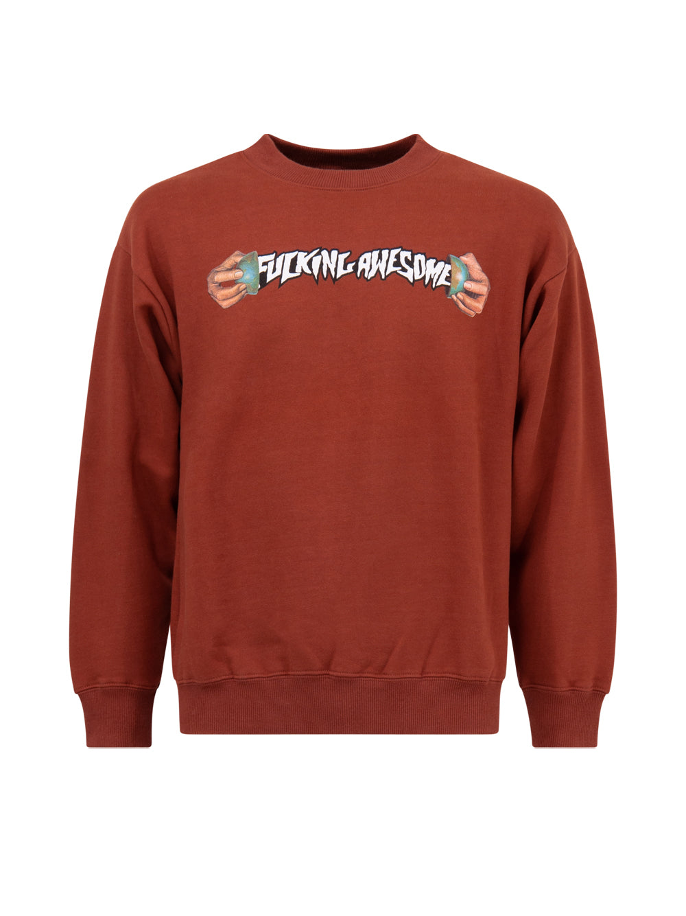 Fucking Awesome WORLD CUP CREWNECKBURNT ORANGE