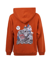 Fucking Awesome SOCIETY III HOODED SWEATSHIRTADOBE