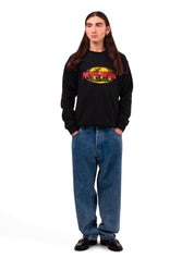 Fucking Awesome FA WORLD LOGO CREWNECKBLK