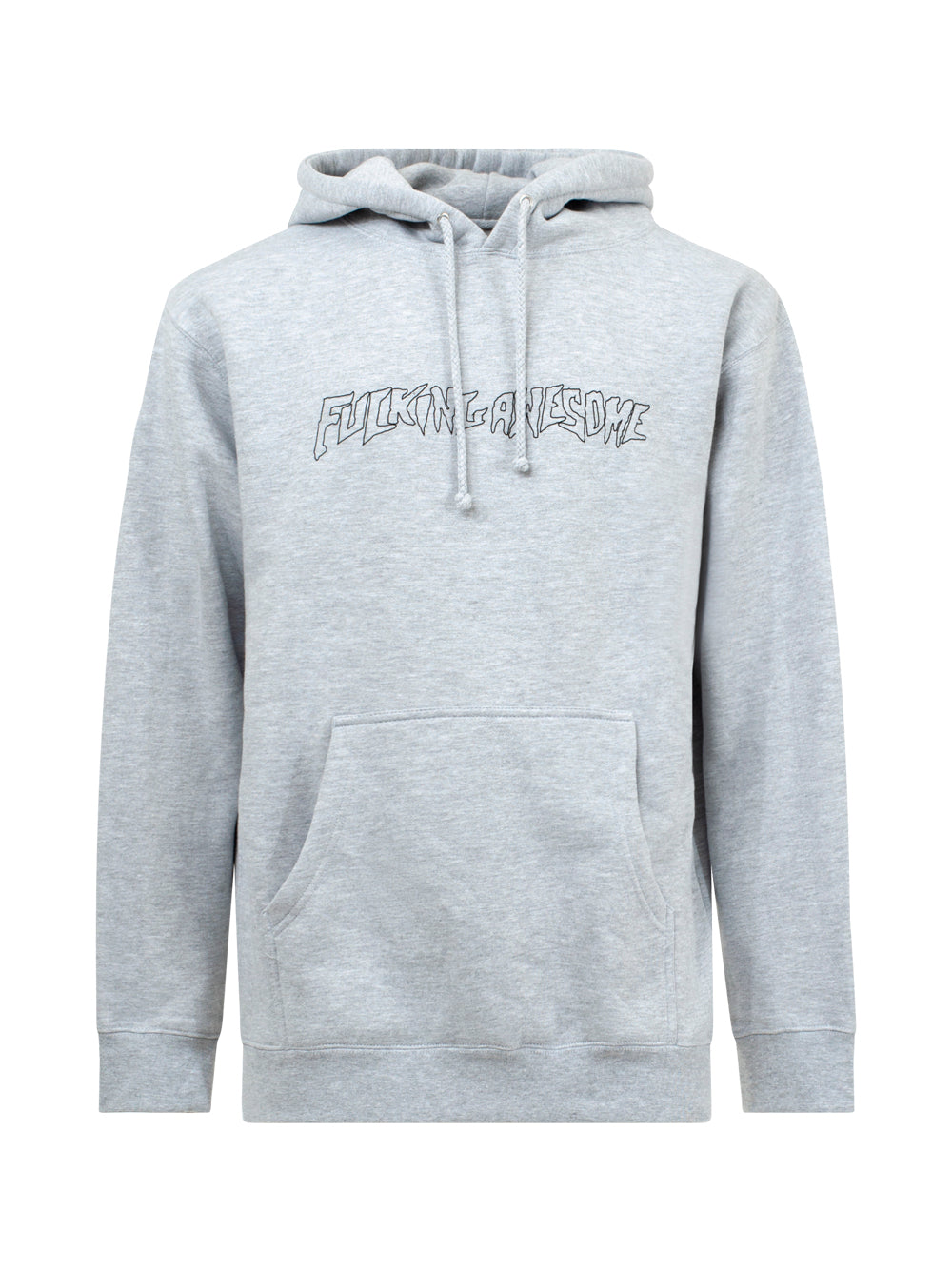 Fucking Awesome OUTLINE STAMP HOODIEHTHR GREY