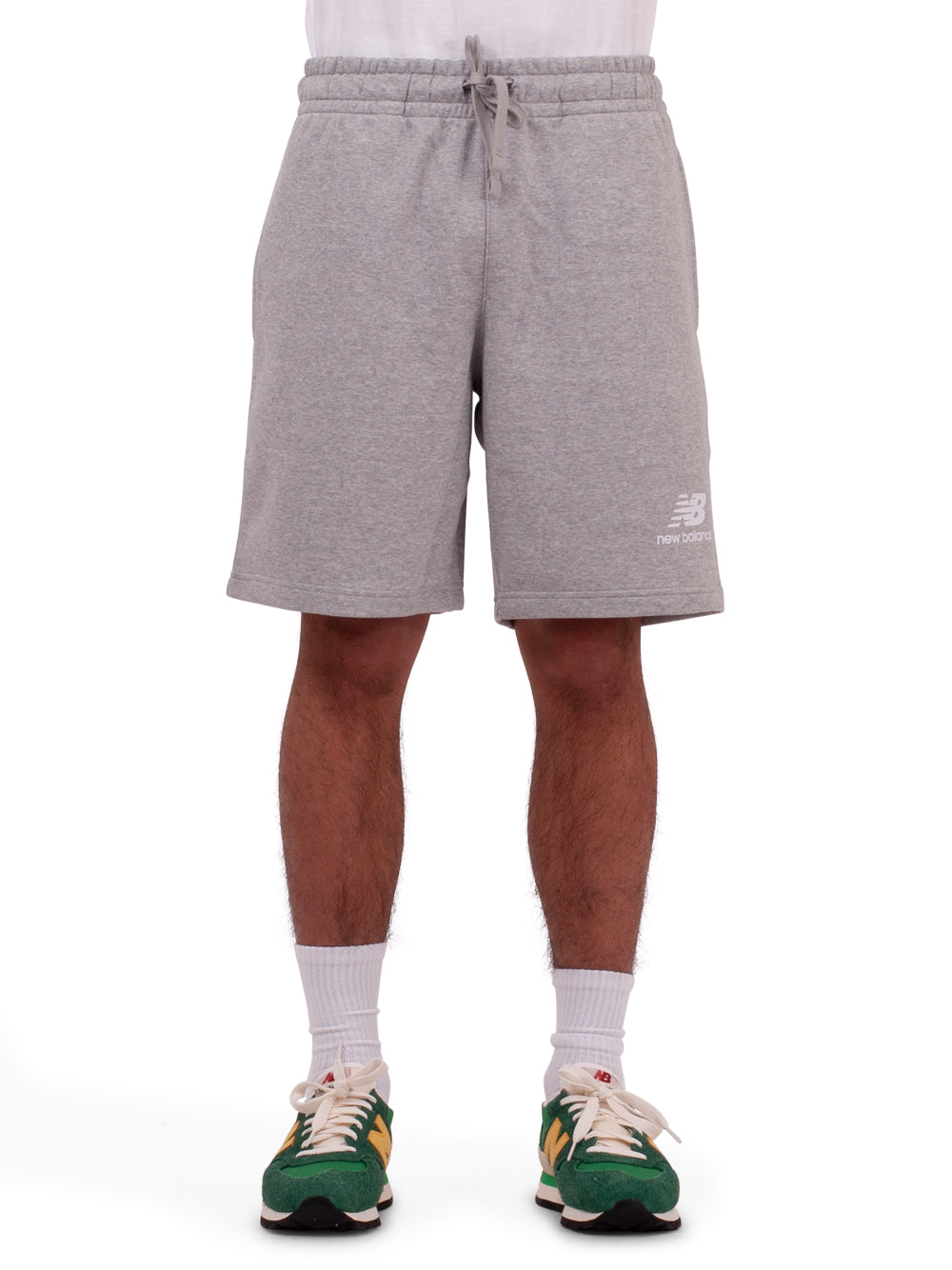 Essentials Stacked Logo French Terry Shorts