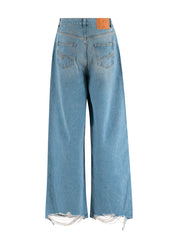 Extended Wide Leg Jeans