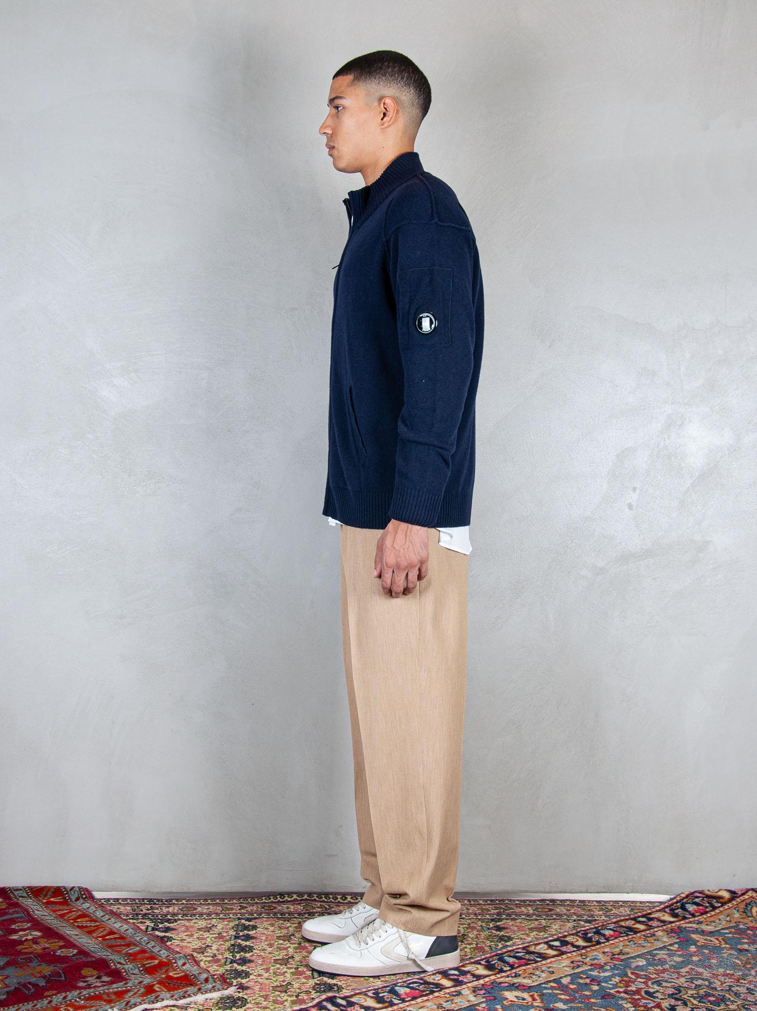 Lambswool zip KN708A-110149A 888 C.P. company