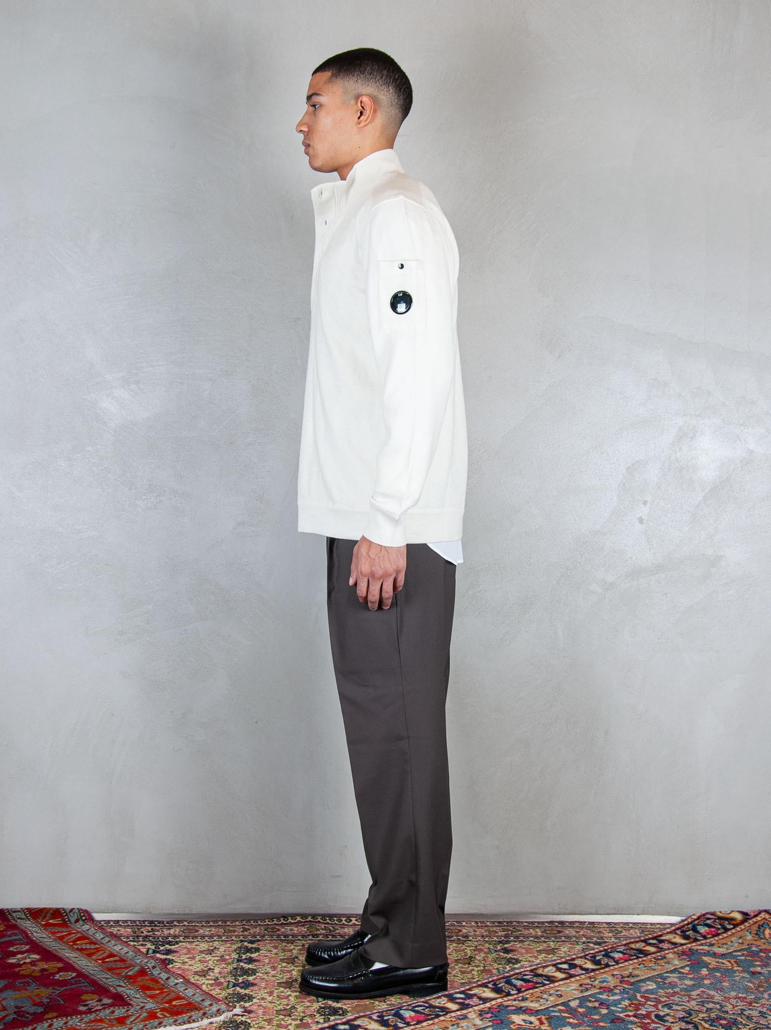 Wool Felted polo KN199A-110468A 103 C.P. company