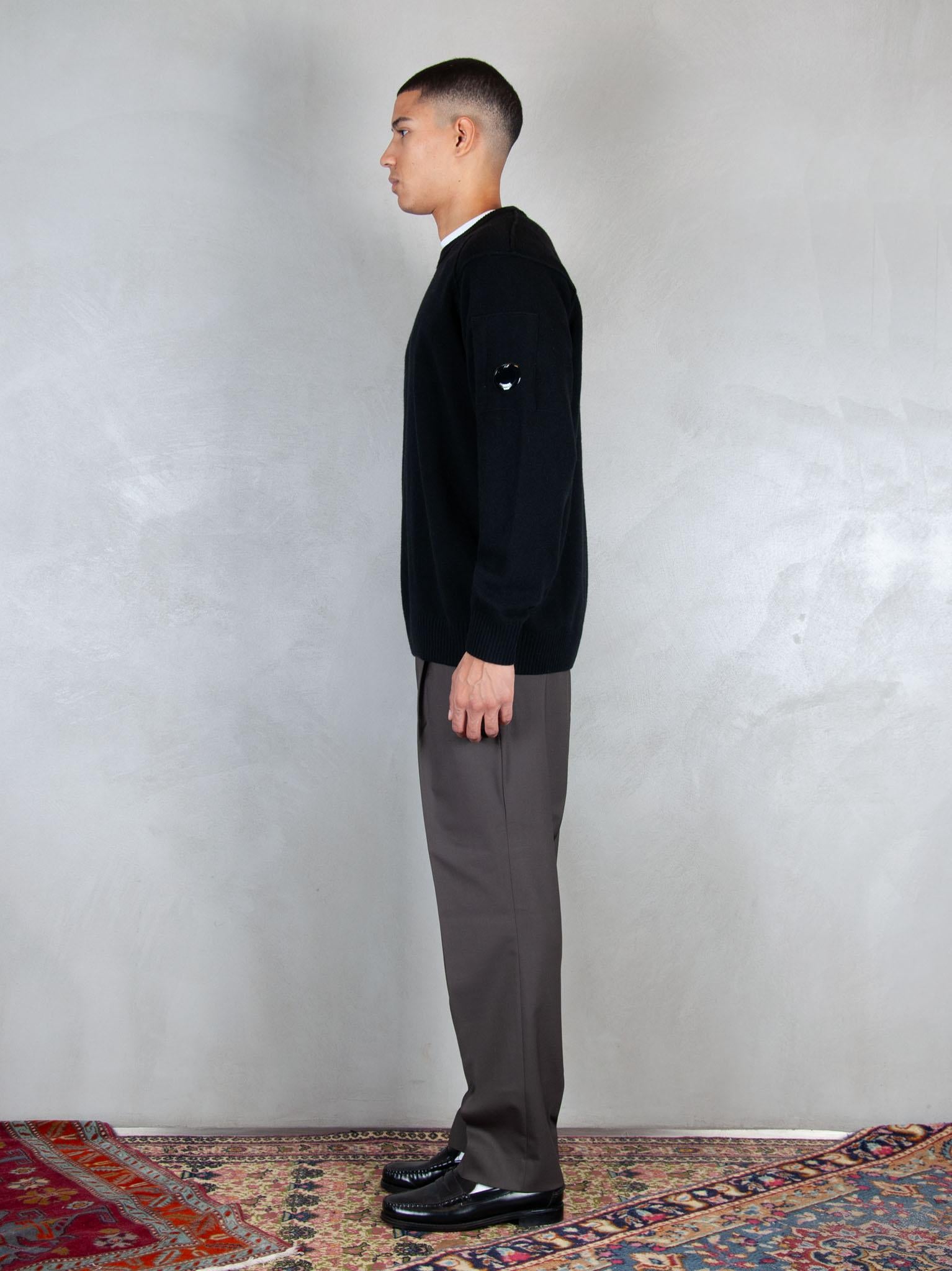 Lambswool knit KN707A-110149A 999 C.P. company