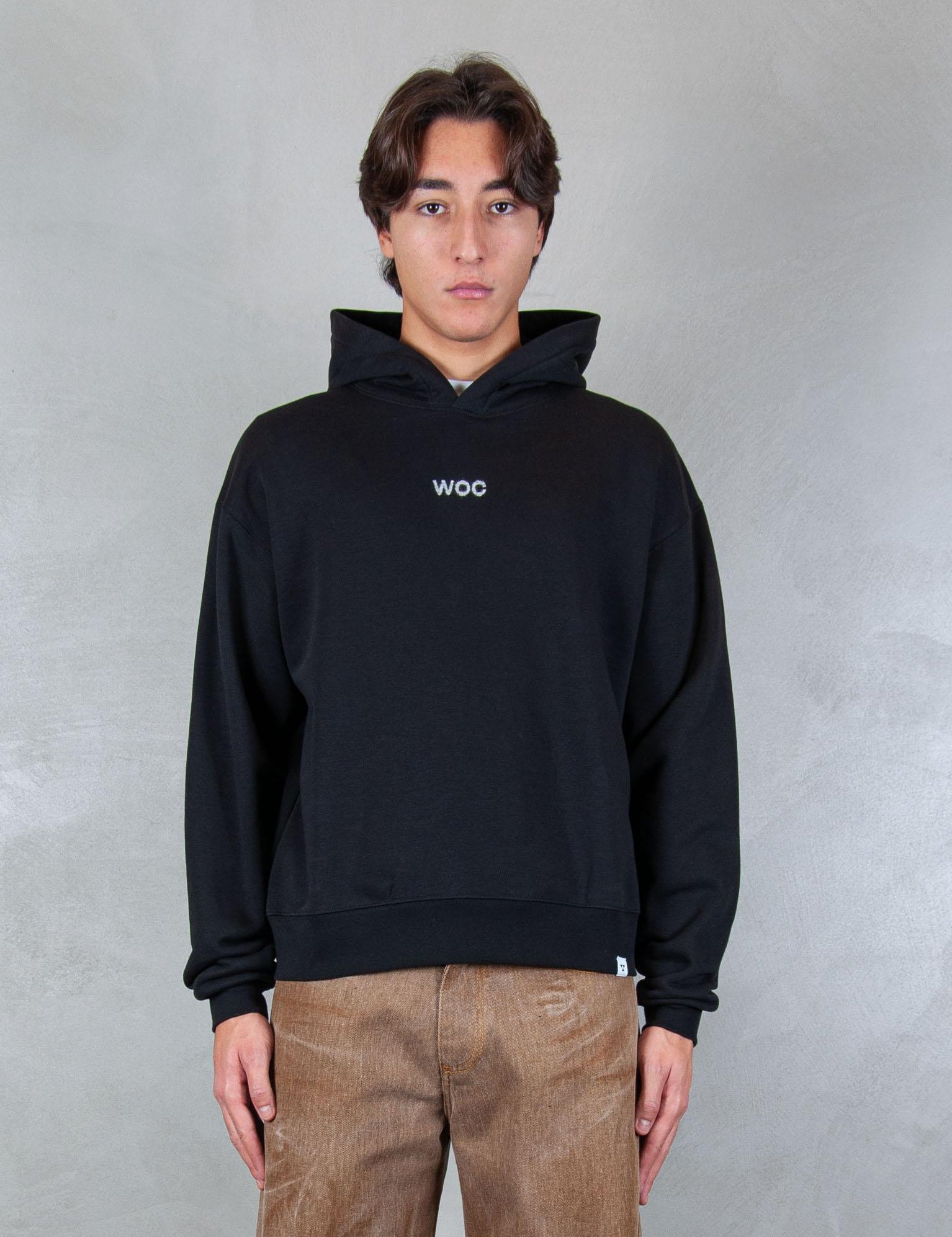 Phoenix hoodie SW037FL NERO WOC