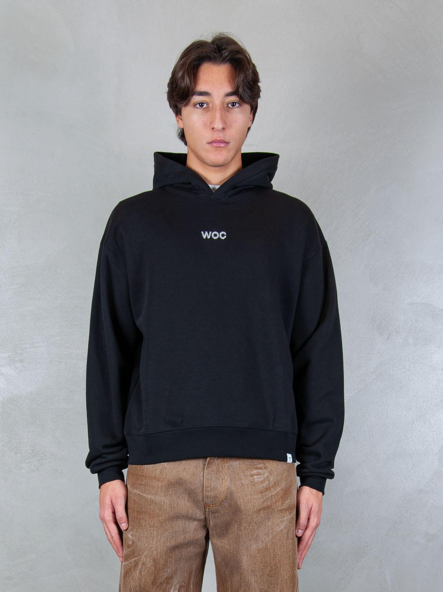 Phoenix hoodie SW037FL NERO WOC