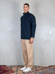 Wool Felted polo KN199A-110468A 888 C.P. company