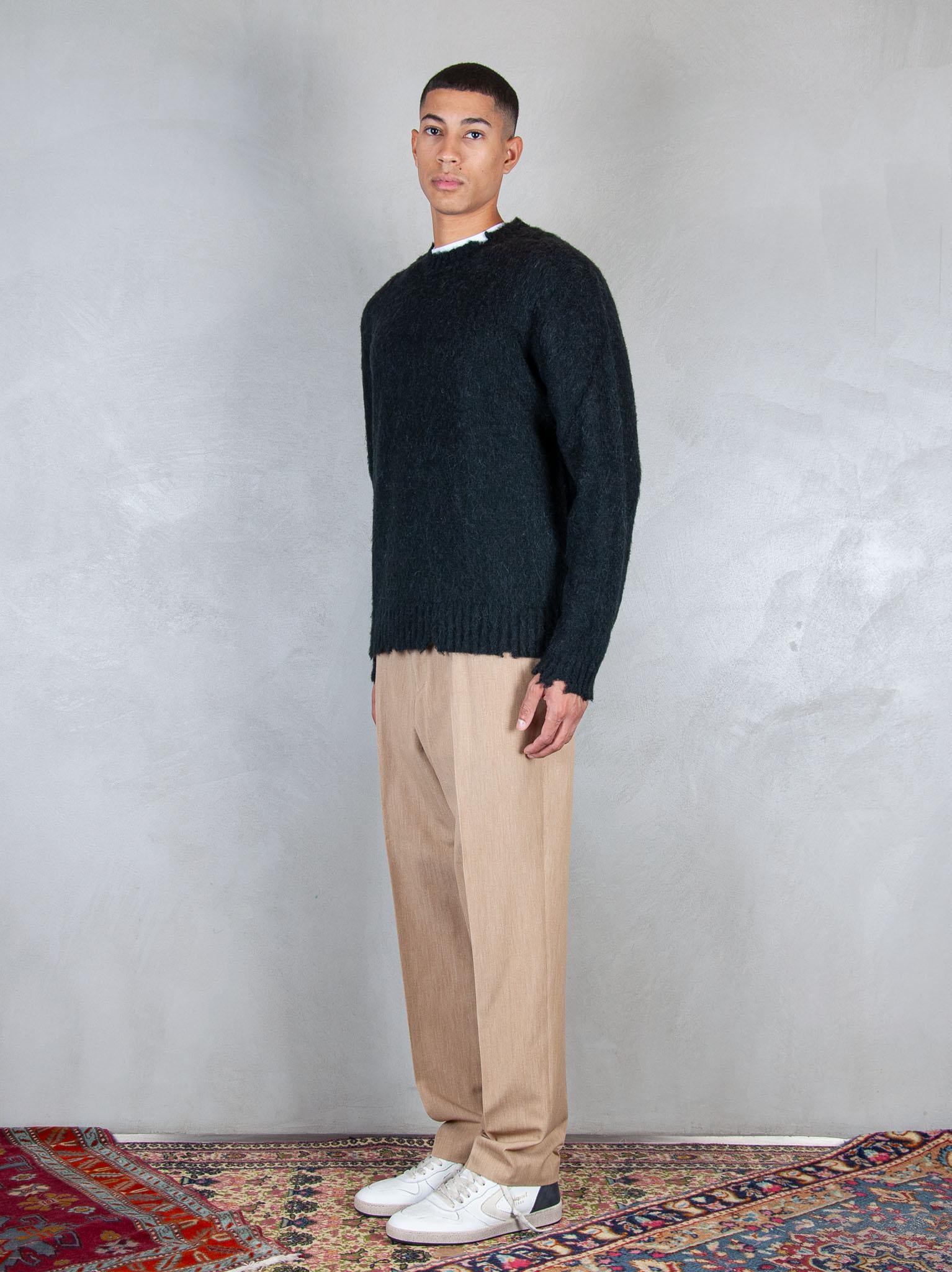 Maglia girocollo brushed DW24M050057 300 Diana Studio