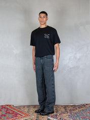 Work Double Knee WORK BLK Hi Five
