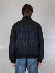 Not Movie Quality varsity jacket 54365 BLACK Parra
