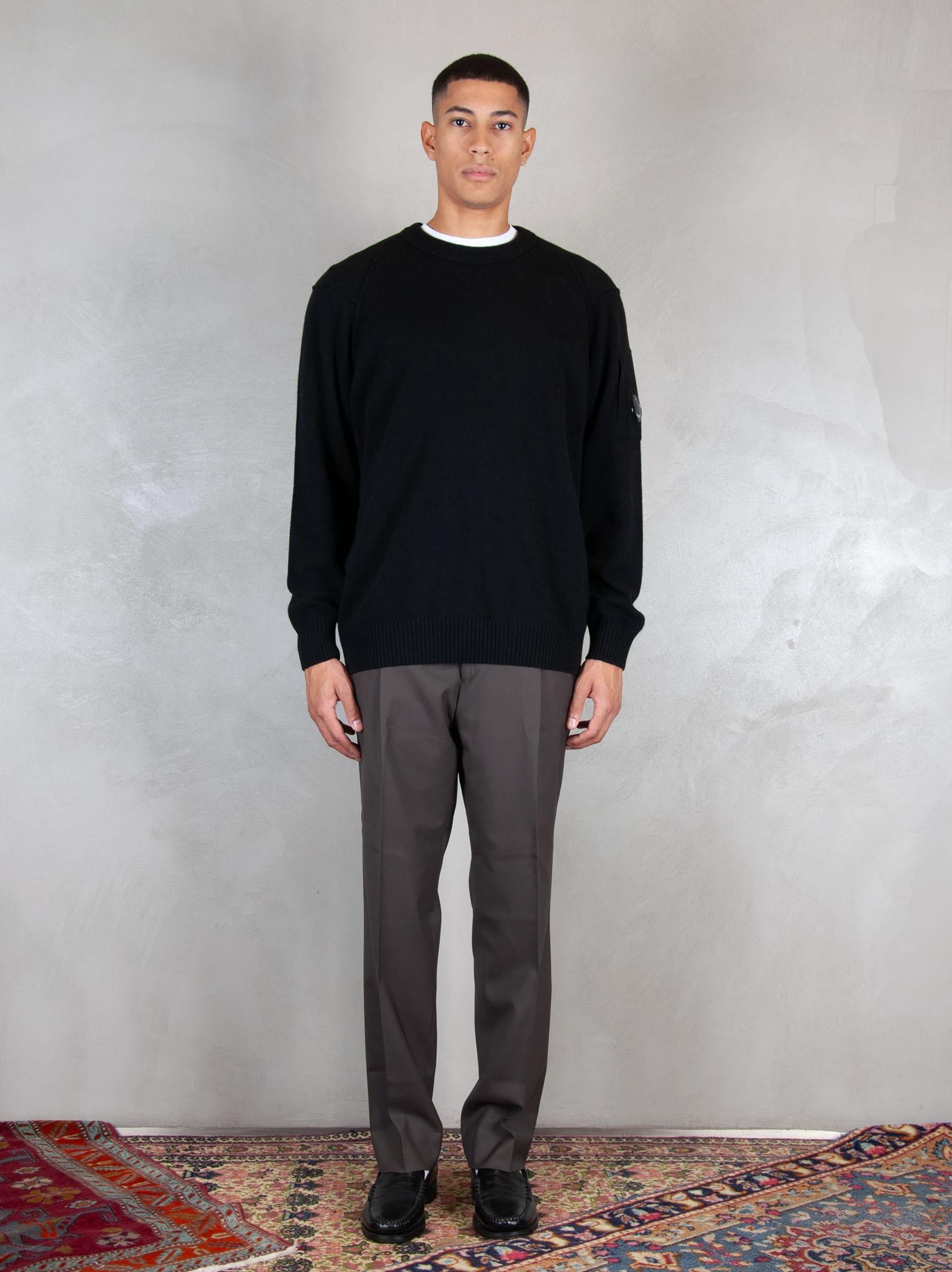 Lambswool knit KN707A-110149A 999 C.P. company