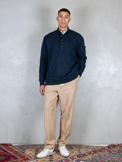 Wool Felted polo KN199A-110468A 888 C.P. company