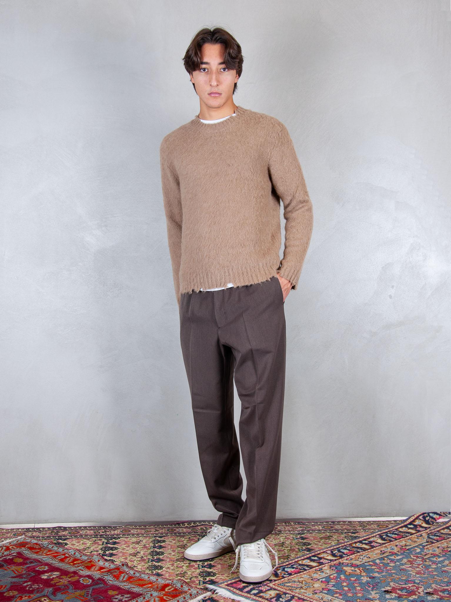 Maglia girocollo brushed DW24M050057 121 Diana Studio