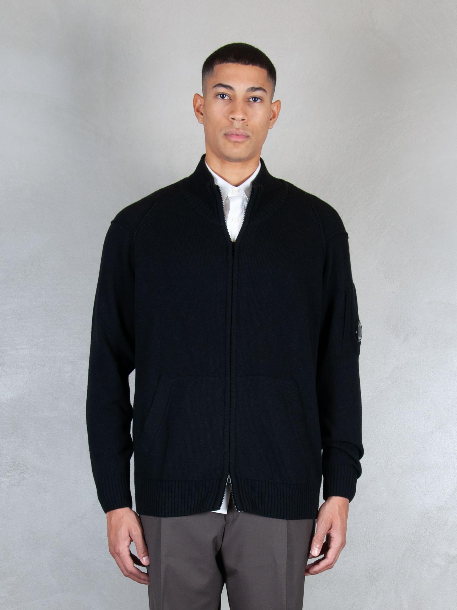 Lambswool zip KN708A-110149A 999 C.P. company