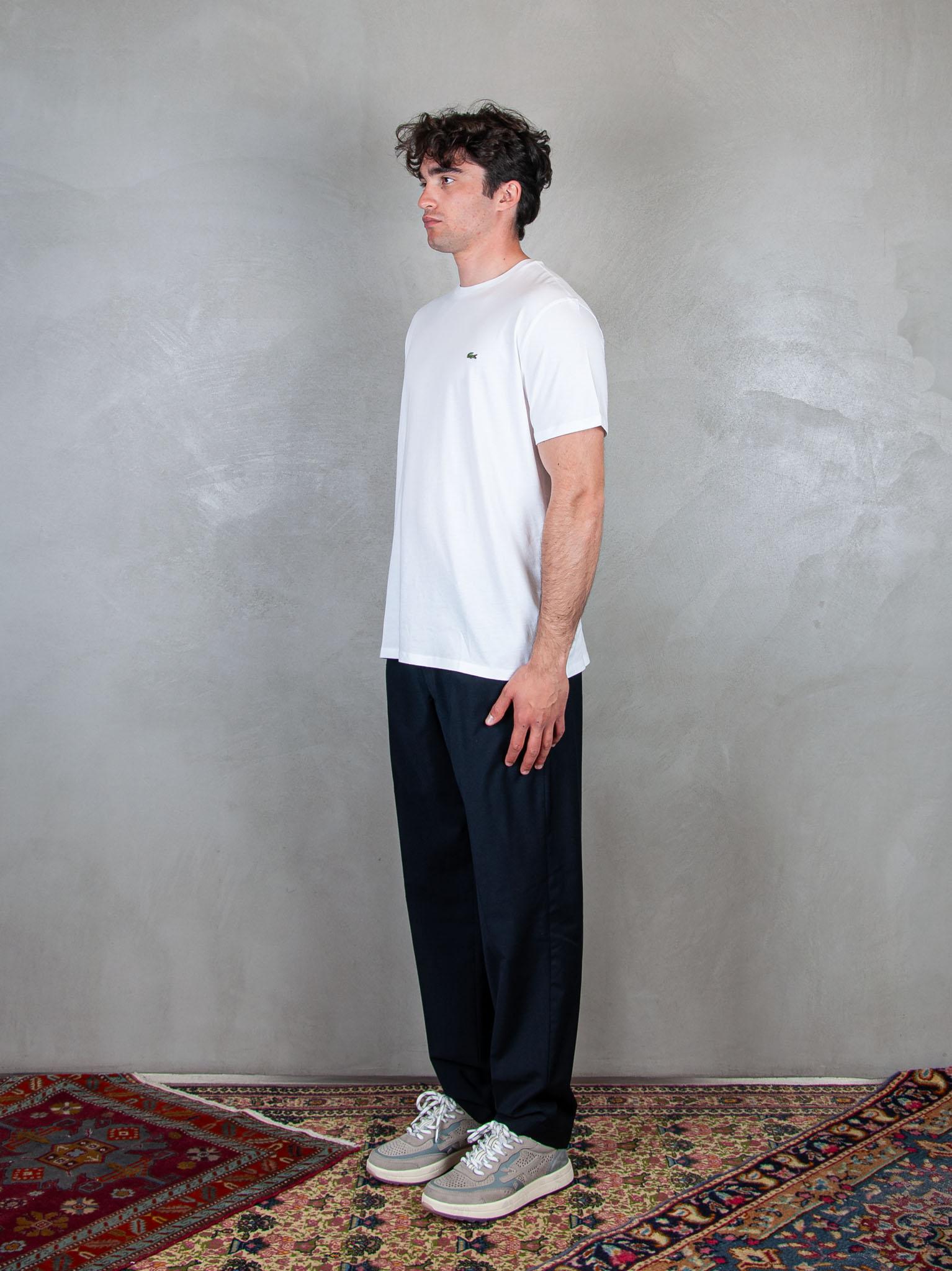 T-Shirt in cotone Pima TH6709 001 Lacoste