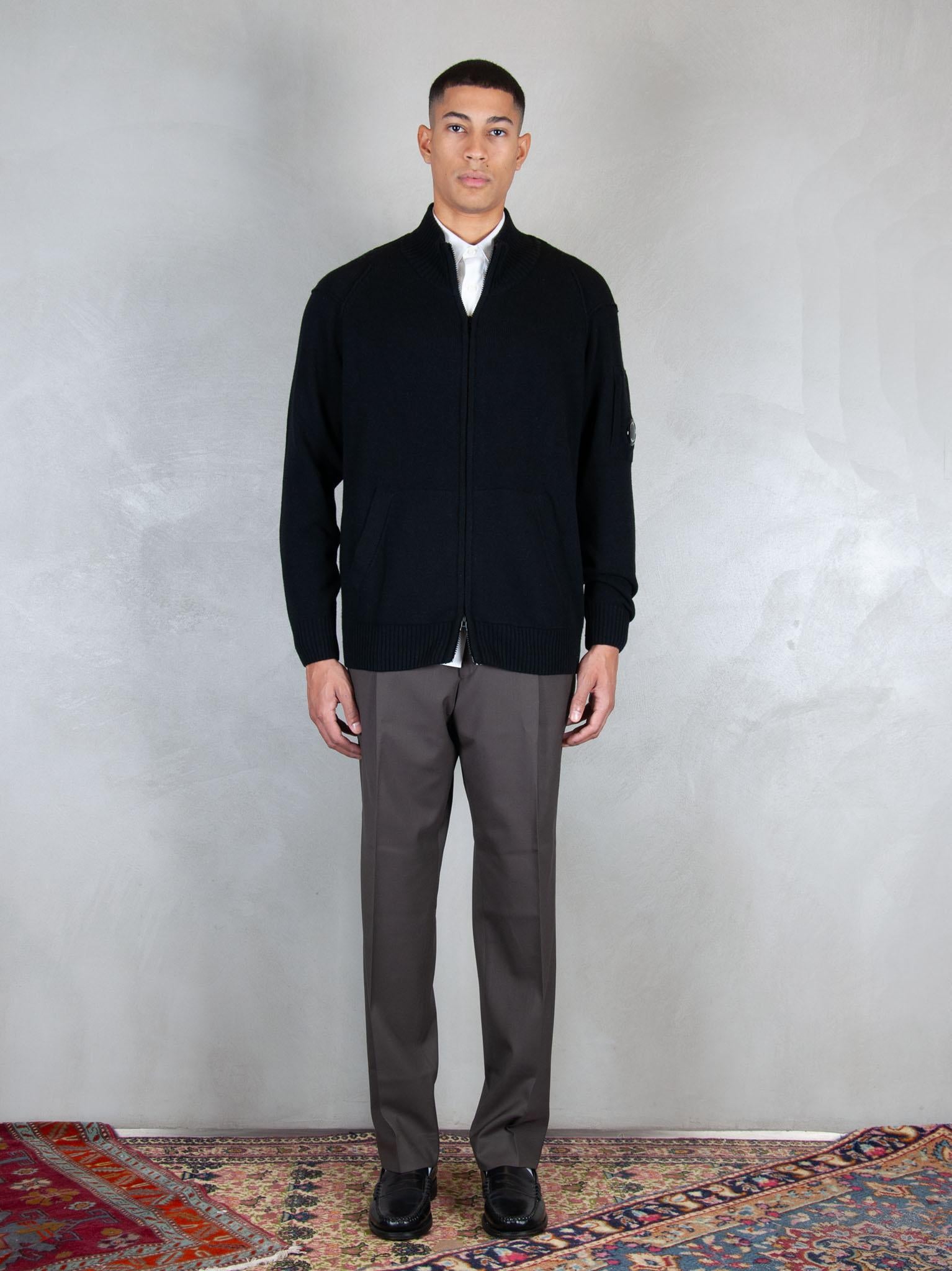Lambswool zip KN708A-110149A 999 C.P. company