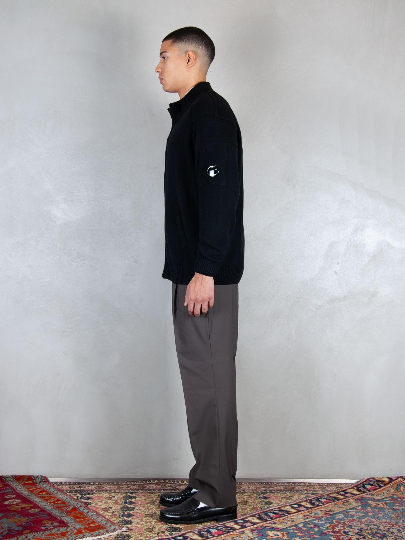 Lambswool zip KN708A-110149A 999 C.P. company