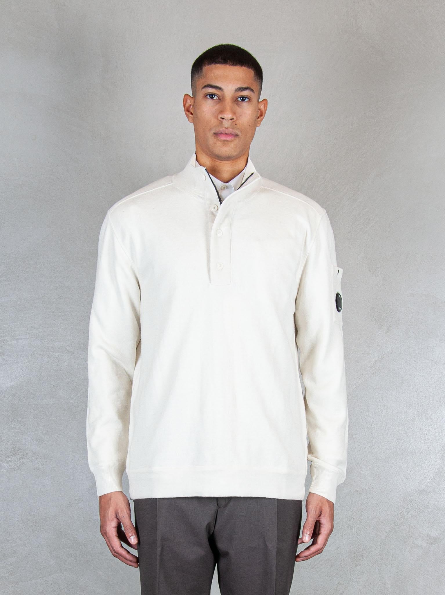 Wool Felted polo KN199A-110468A 103 C.P. company