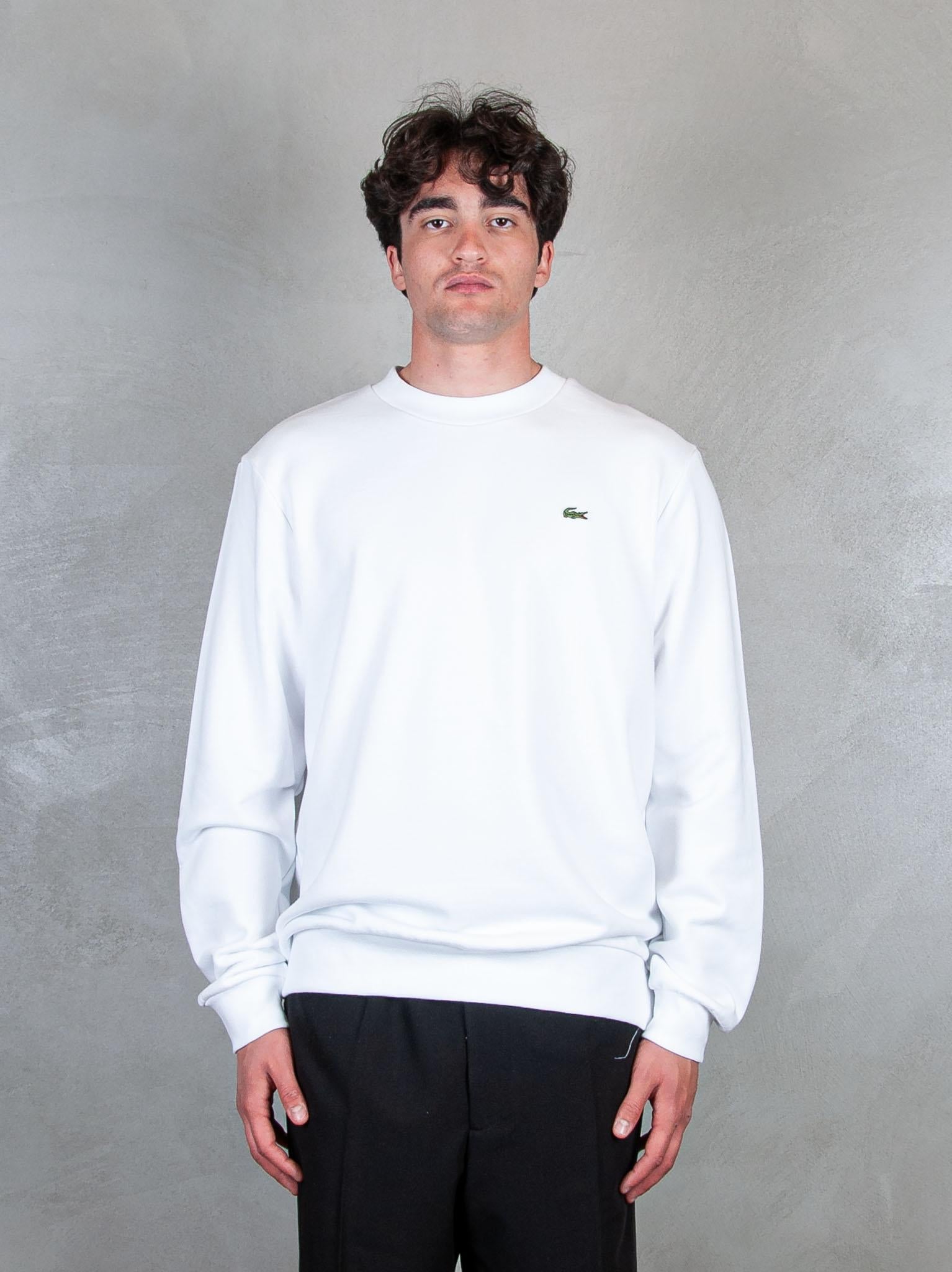 Felpa girocollo SH9801 001 Lacoste