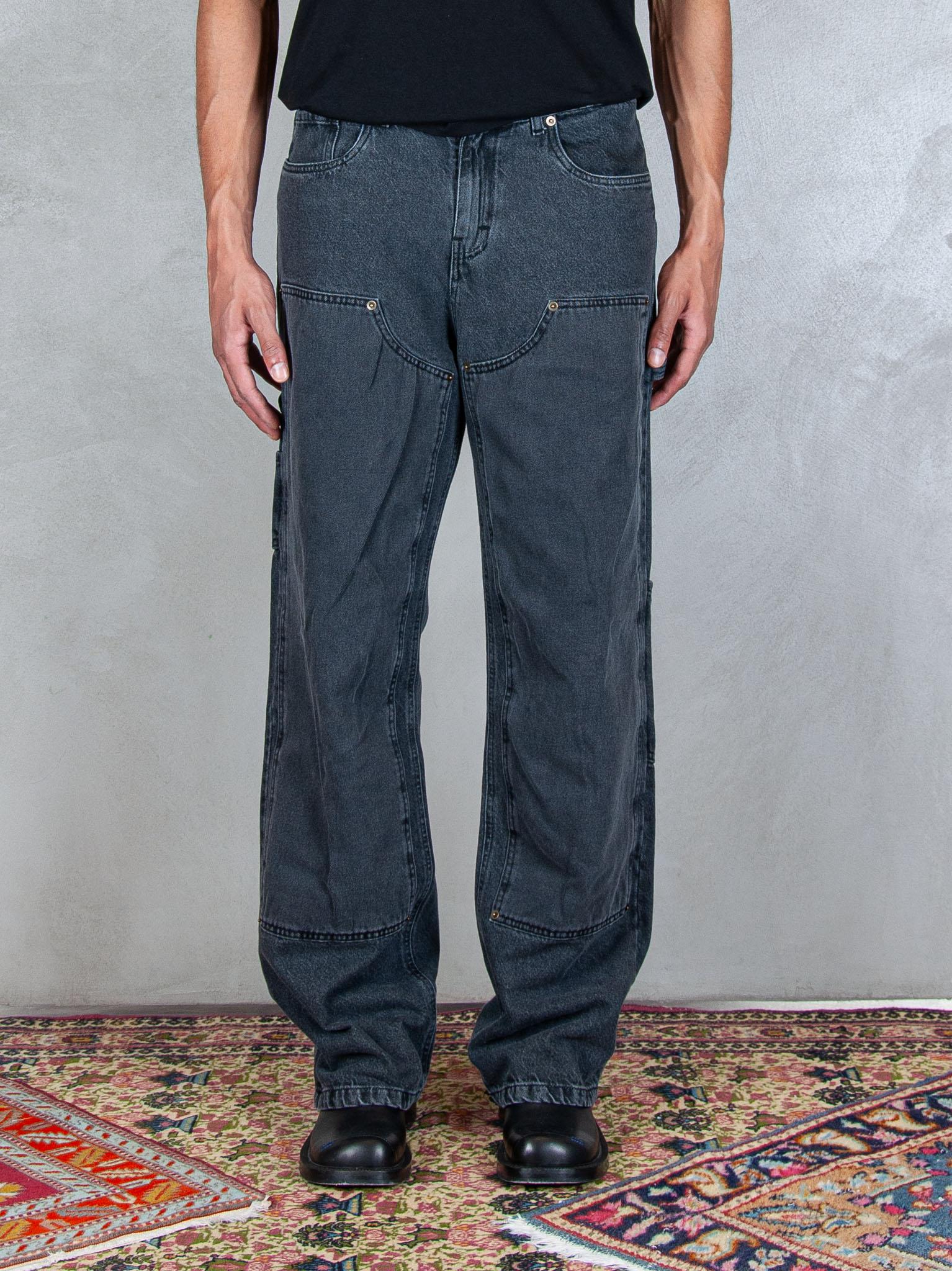 Work Double Knee WORK BLK Hi Five