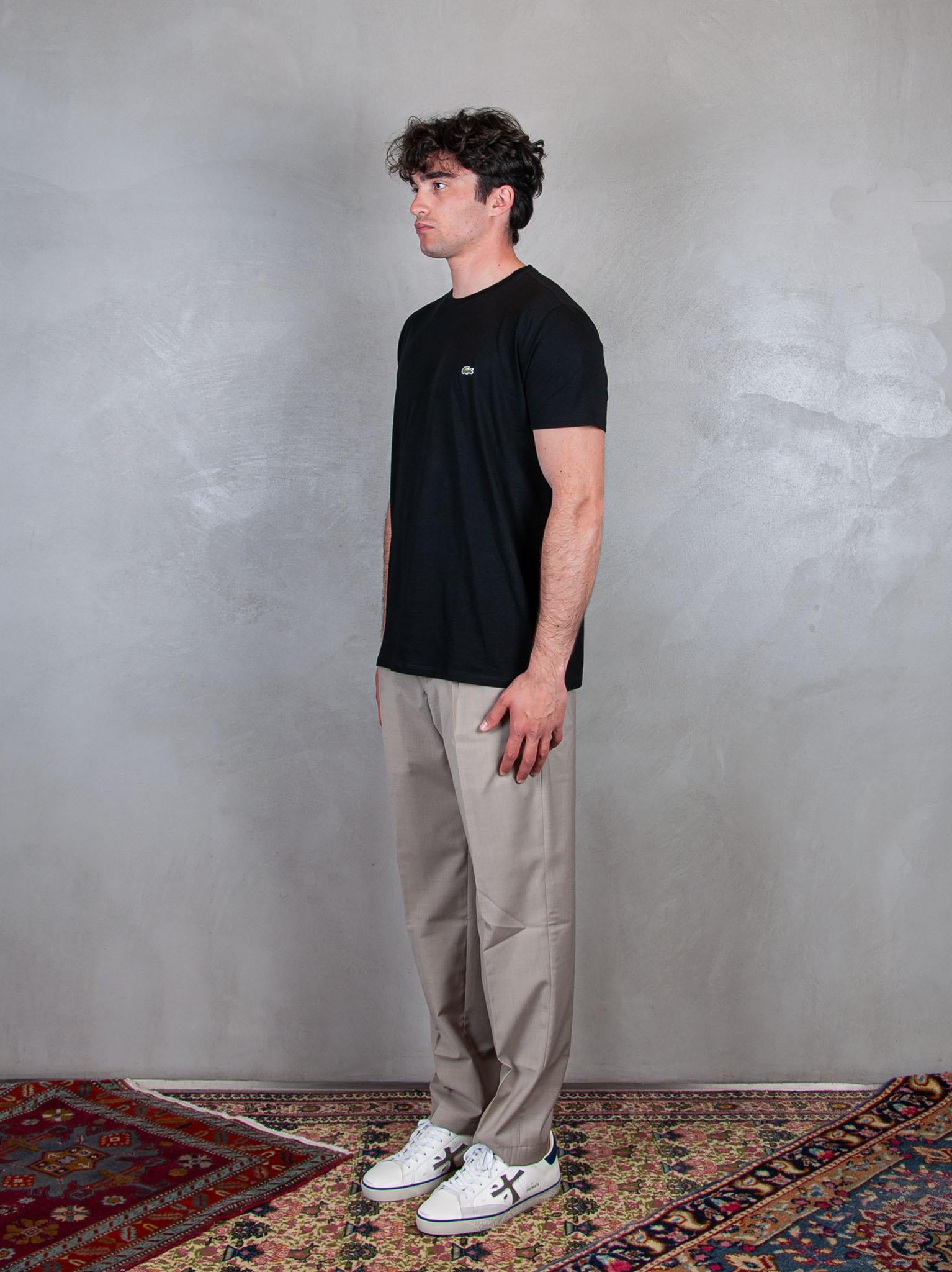T-Shirt in cotone Pima TH6709 031 Lacoste