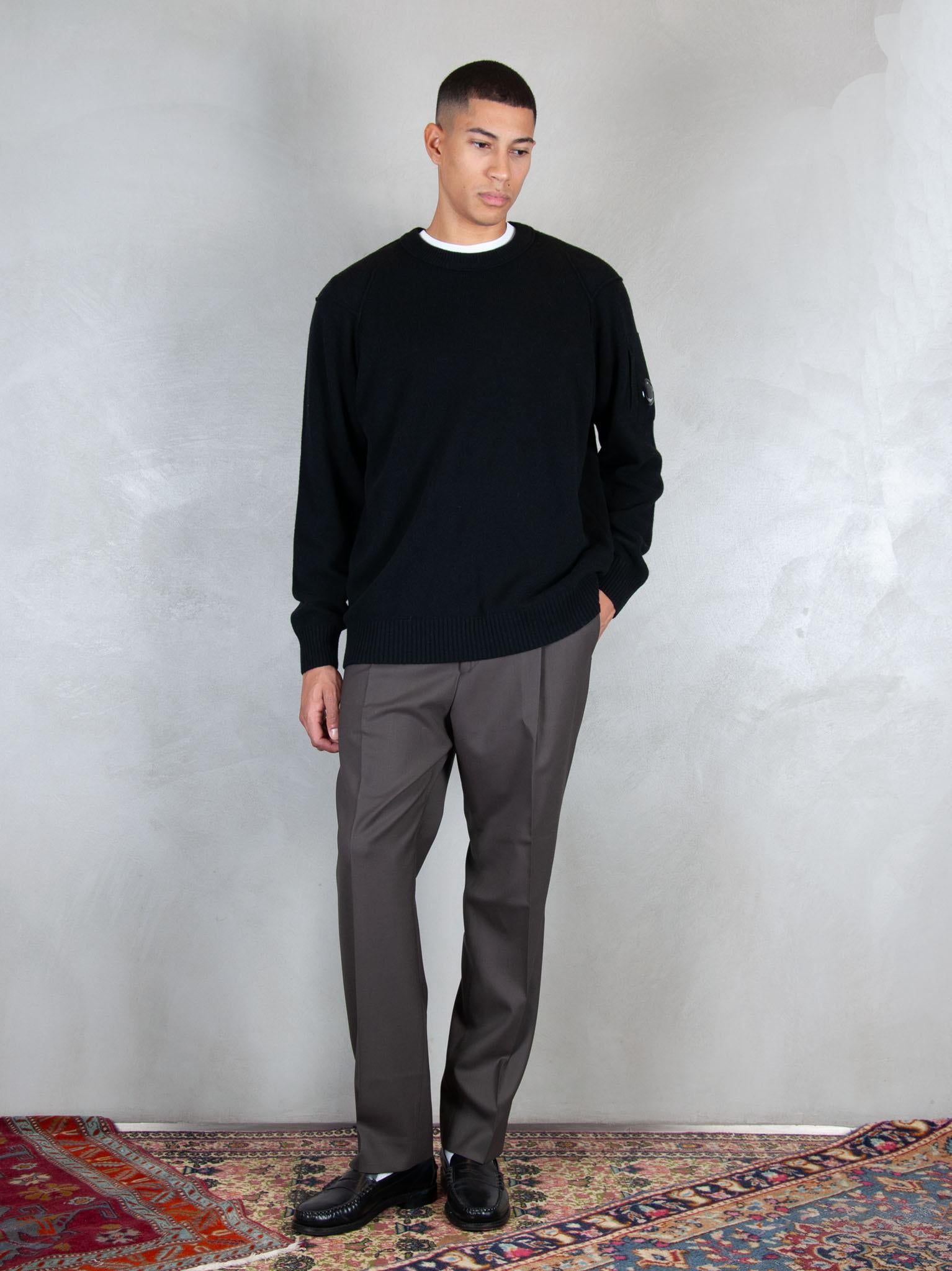 Lambswool knit KN707A-110149A 999 C.P. company