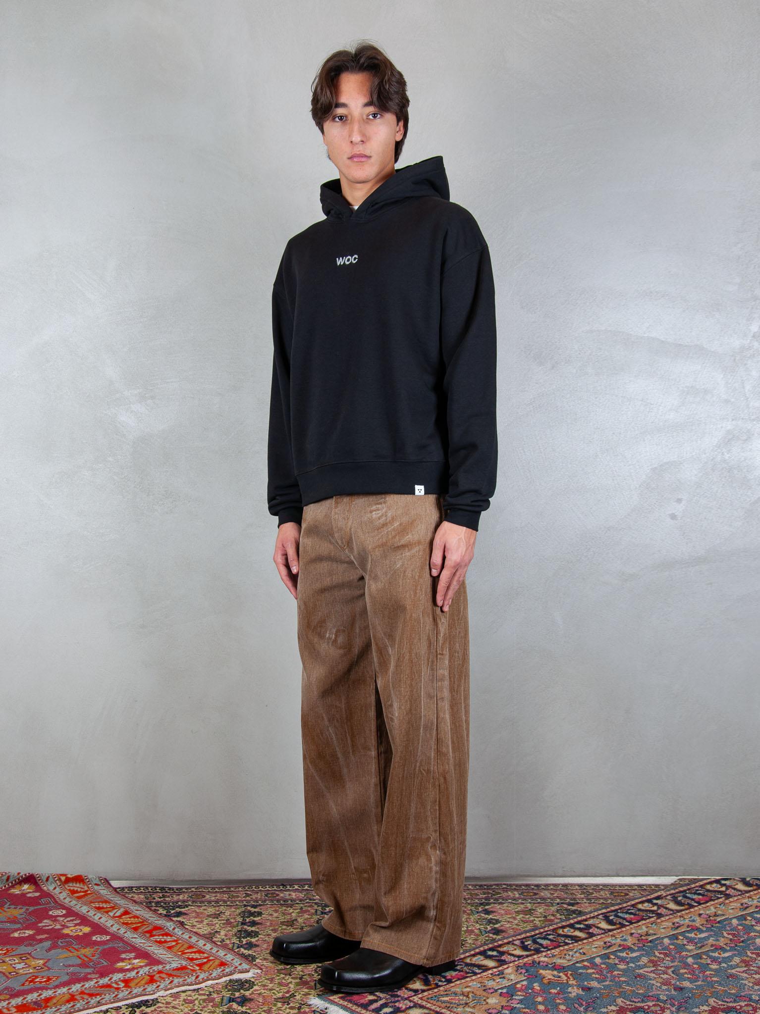 Phoenix hoodie SW037FL NERO WOC