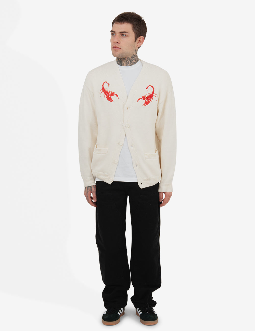 Fucking Awesome EMBROIDERED SCROPION CARDIGANCRM