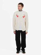 Fucking Awesome EMBROIDERED SCROPION CARDIGANCRM