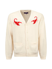 Fucking Awesome EMBROIDERED SCROPION CARDIGANCRM
