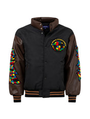 Fucking Awesome GUM STAMP CHENNIELE VARSITY PUFFERBLK/BRWN