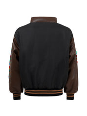 Fucking Awesome GUM STAMP CHENNIELE VARSITY PUFFERBLK/BRWN