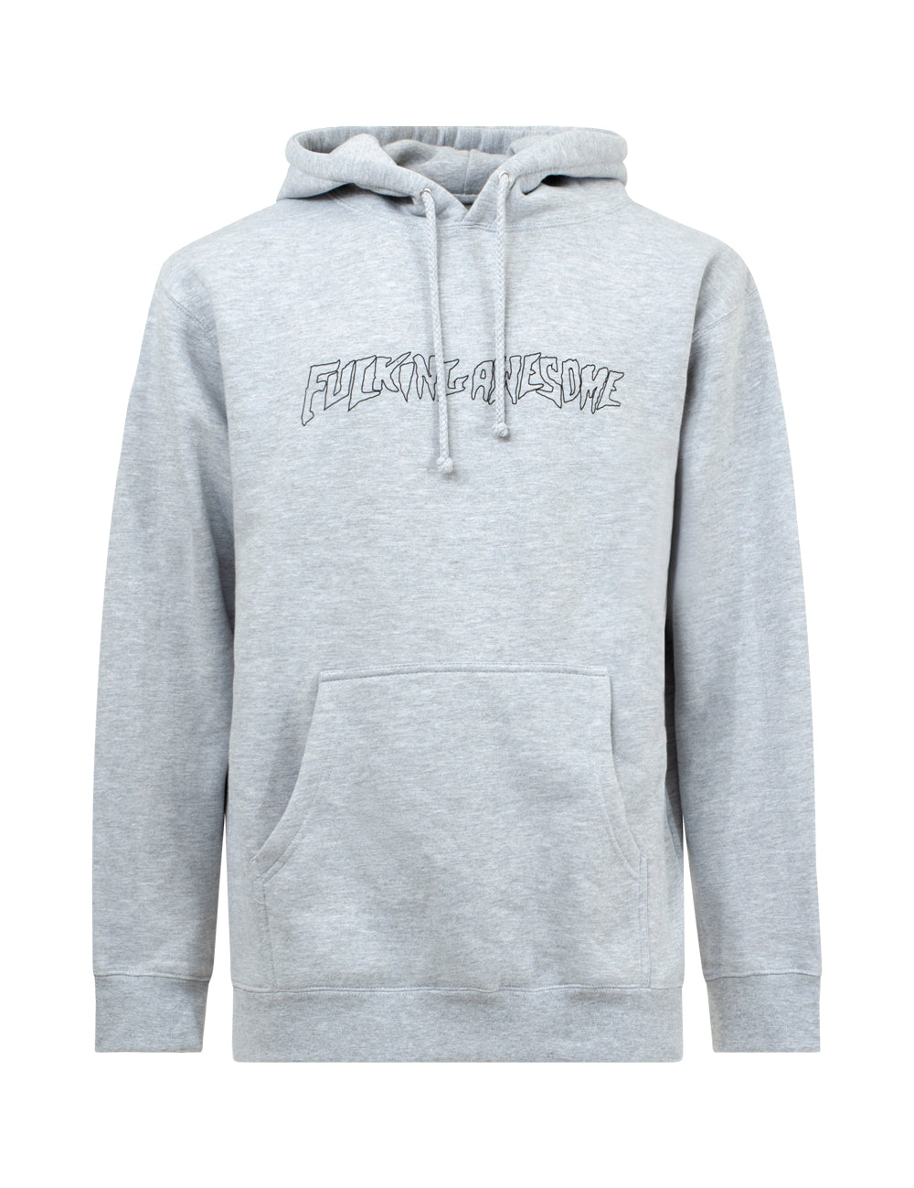 Fucking Awesome OUTLINE STAMP HOODIEHTHR GREY