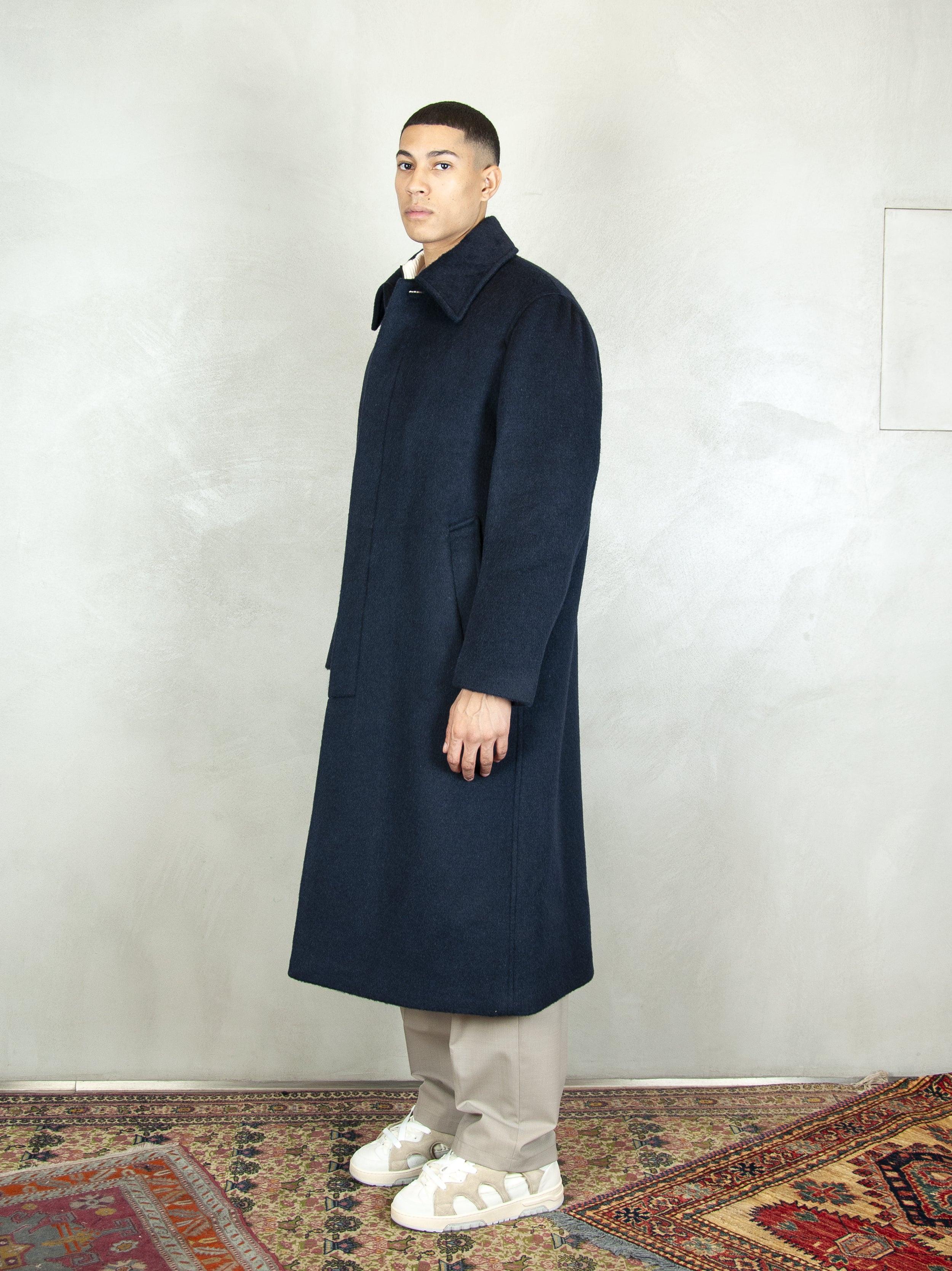 SUNFLOWER 23aw winter coat 44 Sunflower Winter Coat - Navy