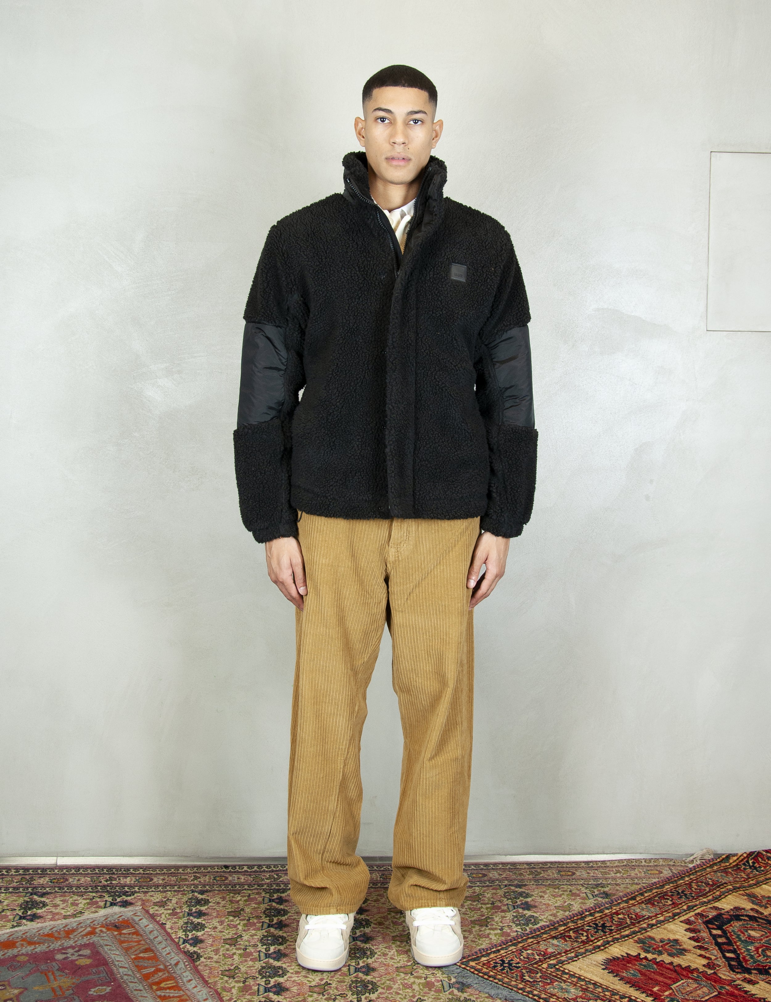 Rains KOFU FLEECE JACKETBLACK