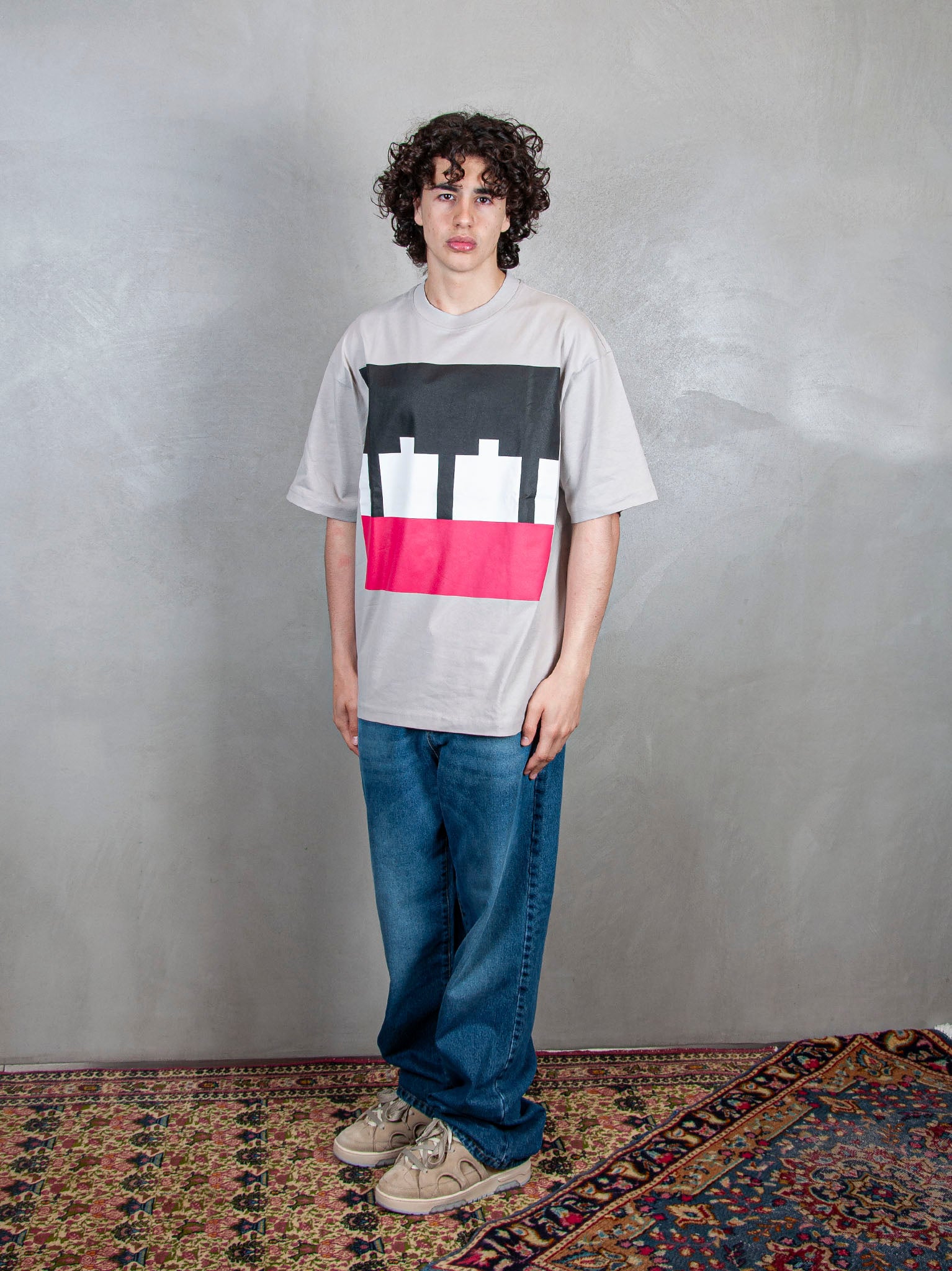 TTT TS005GREY/WHT/RED