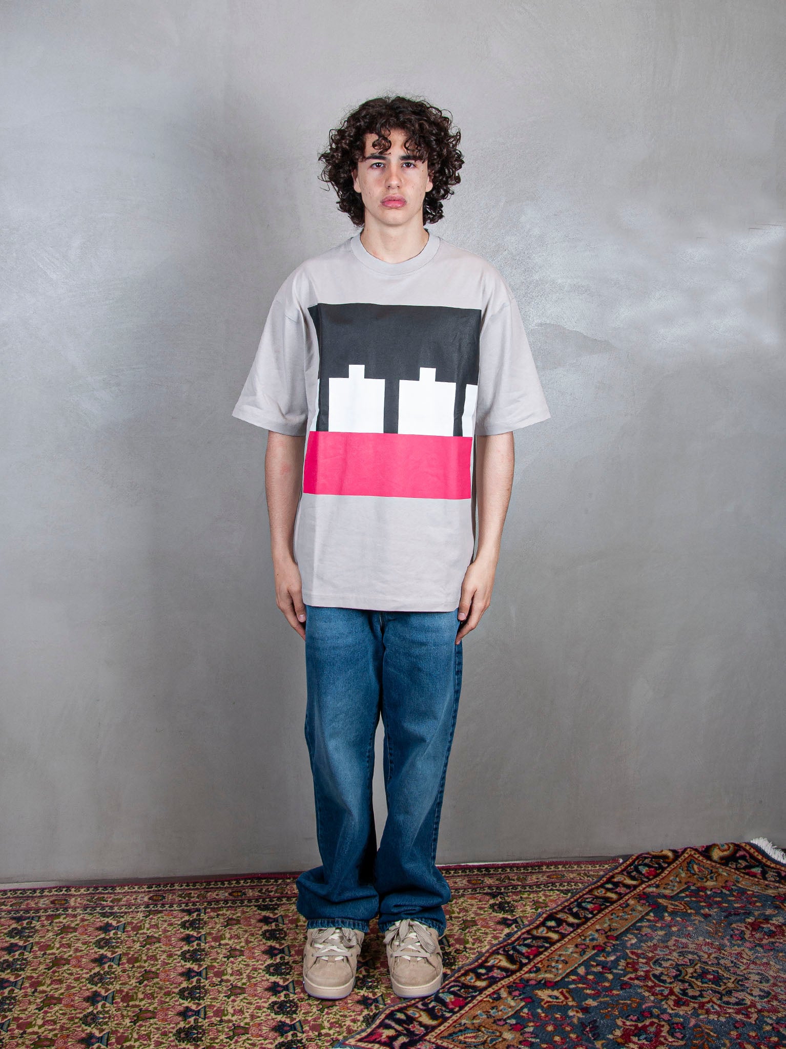 TTT TS005GREY/WHT/RED