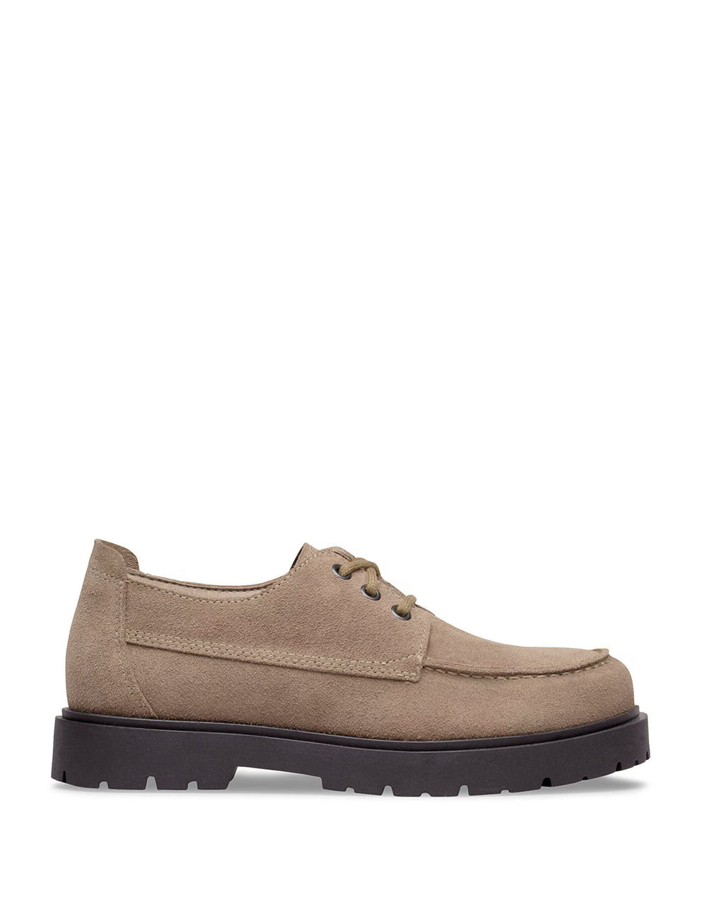 >Highwood Moc HIGHWOOD MOC SUEDE LTHR-GRAY TAUPE Birkenstock 