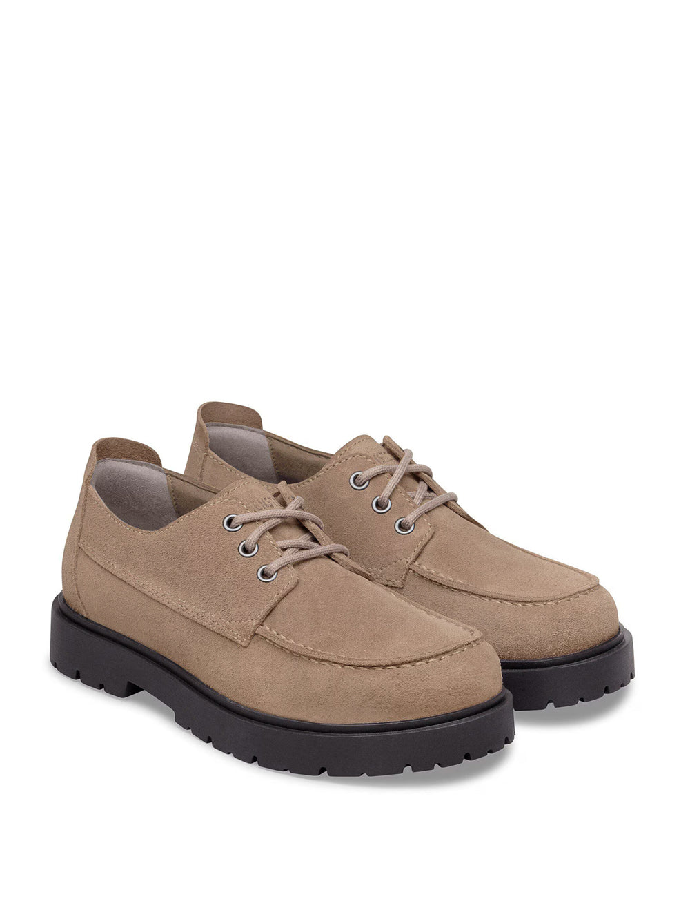 >Highwood Moc HIGHWOOD MOC SUEDE LTHR-GRAY TAUPE Birkenstock 