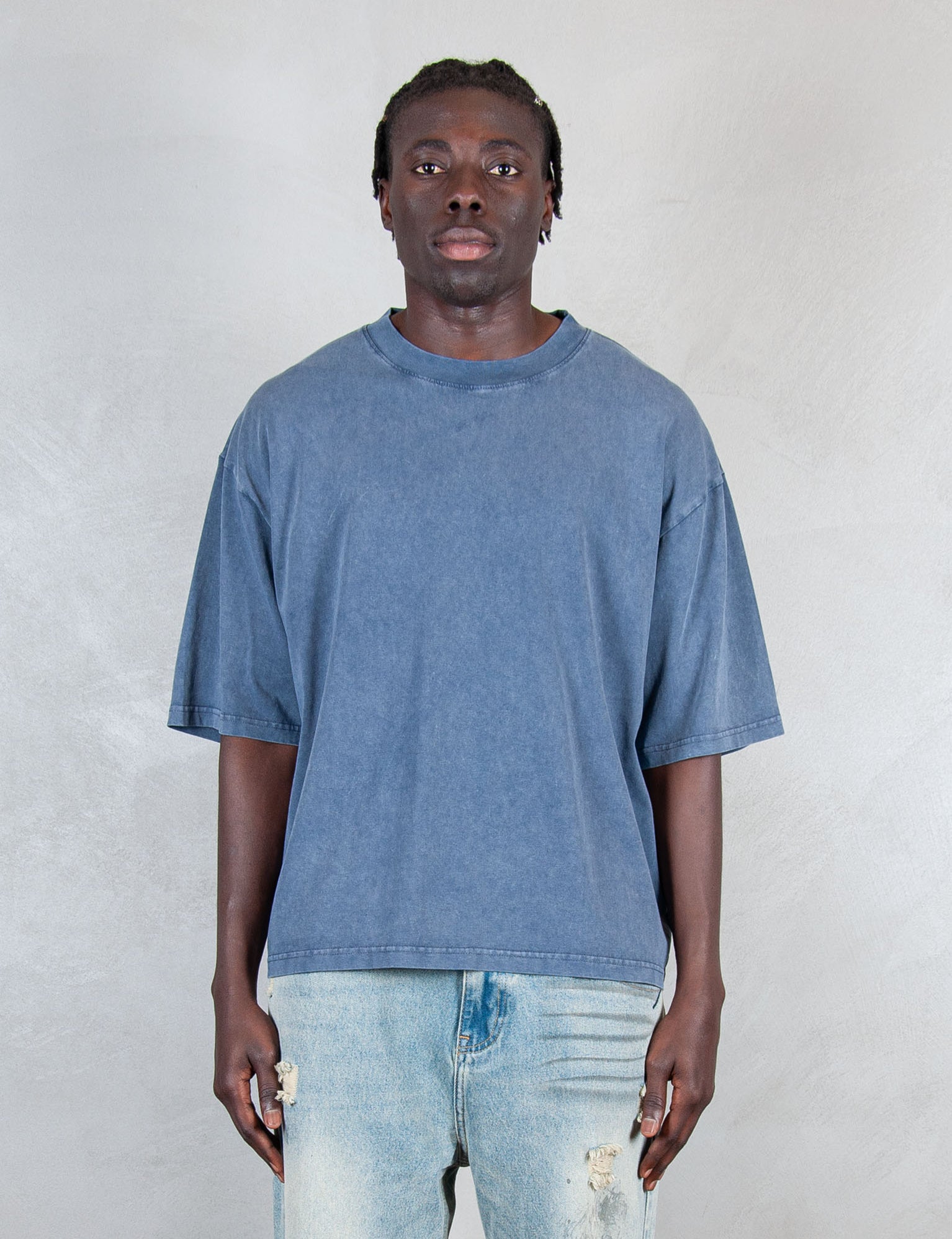 >Dirty DIRTY TEE BLUE Hi Five 