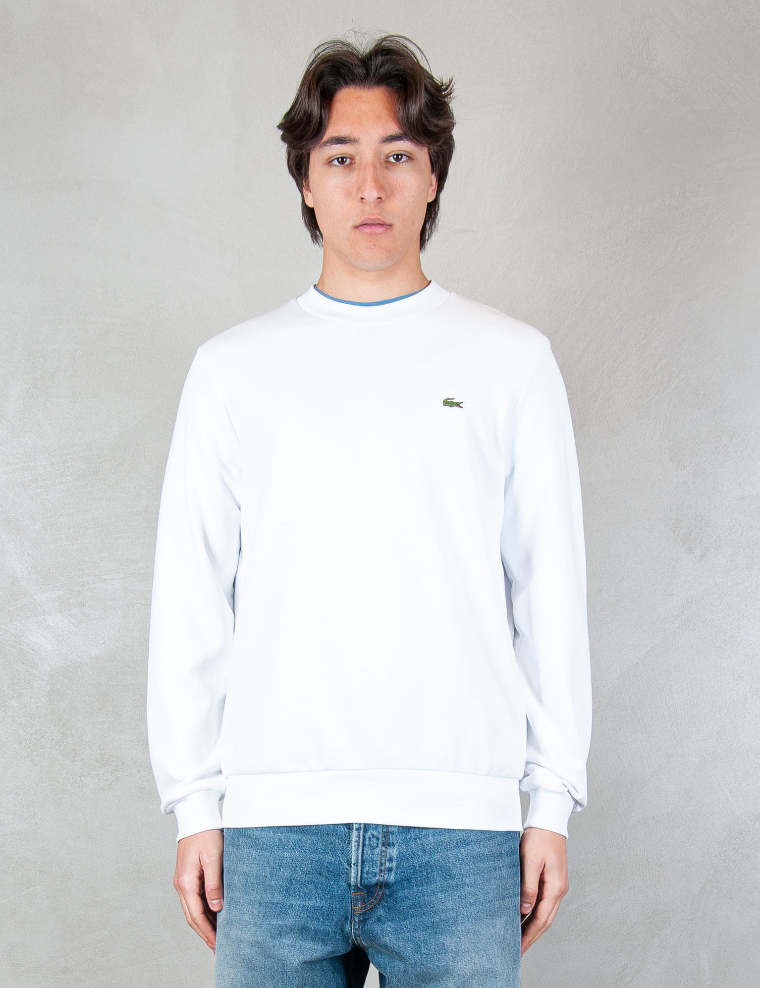 >Felpa Girocollo SH9801 001 Lacoste 