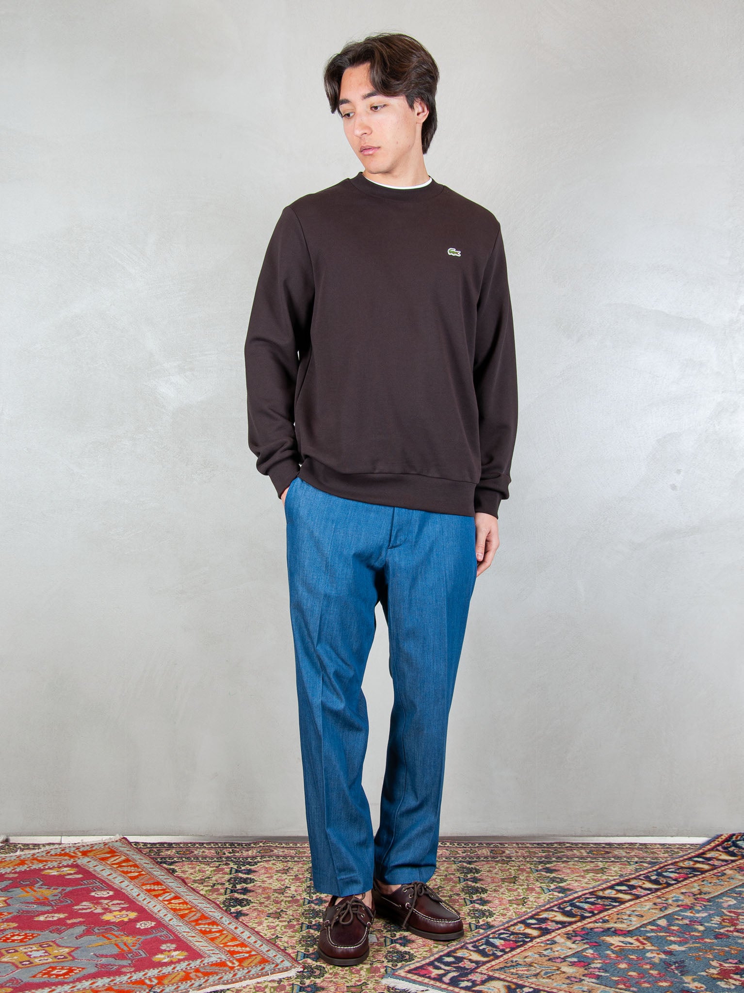 Lacoste Felpa Girocollo SH9801 3LA Lacoste 