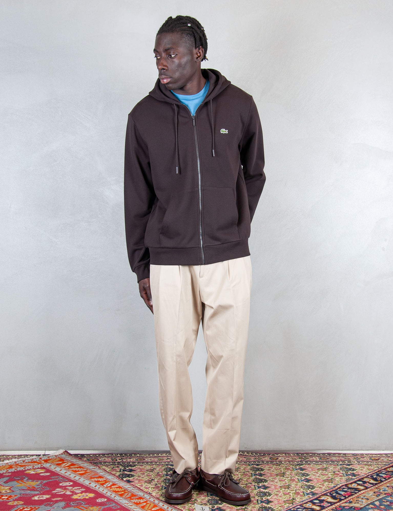 >Felpa Giubbotto Zip SH9809 3LA Lacoste 