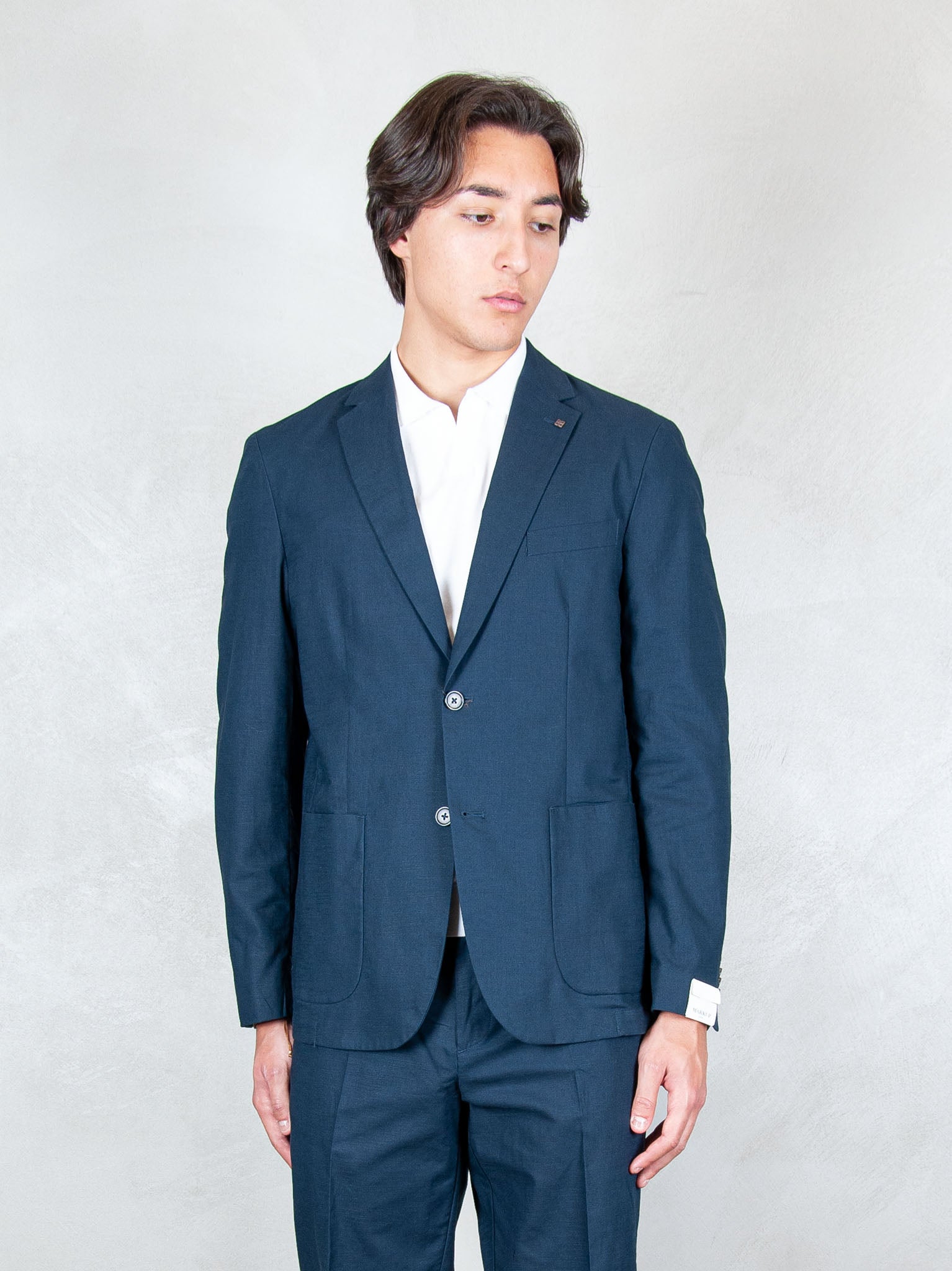 Markup Abito Lino MK1960001 BLUE MarkUp 
