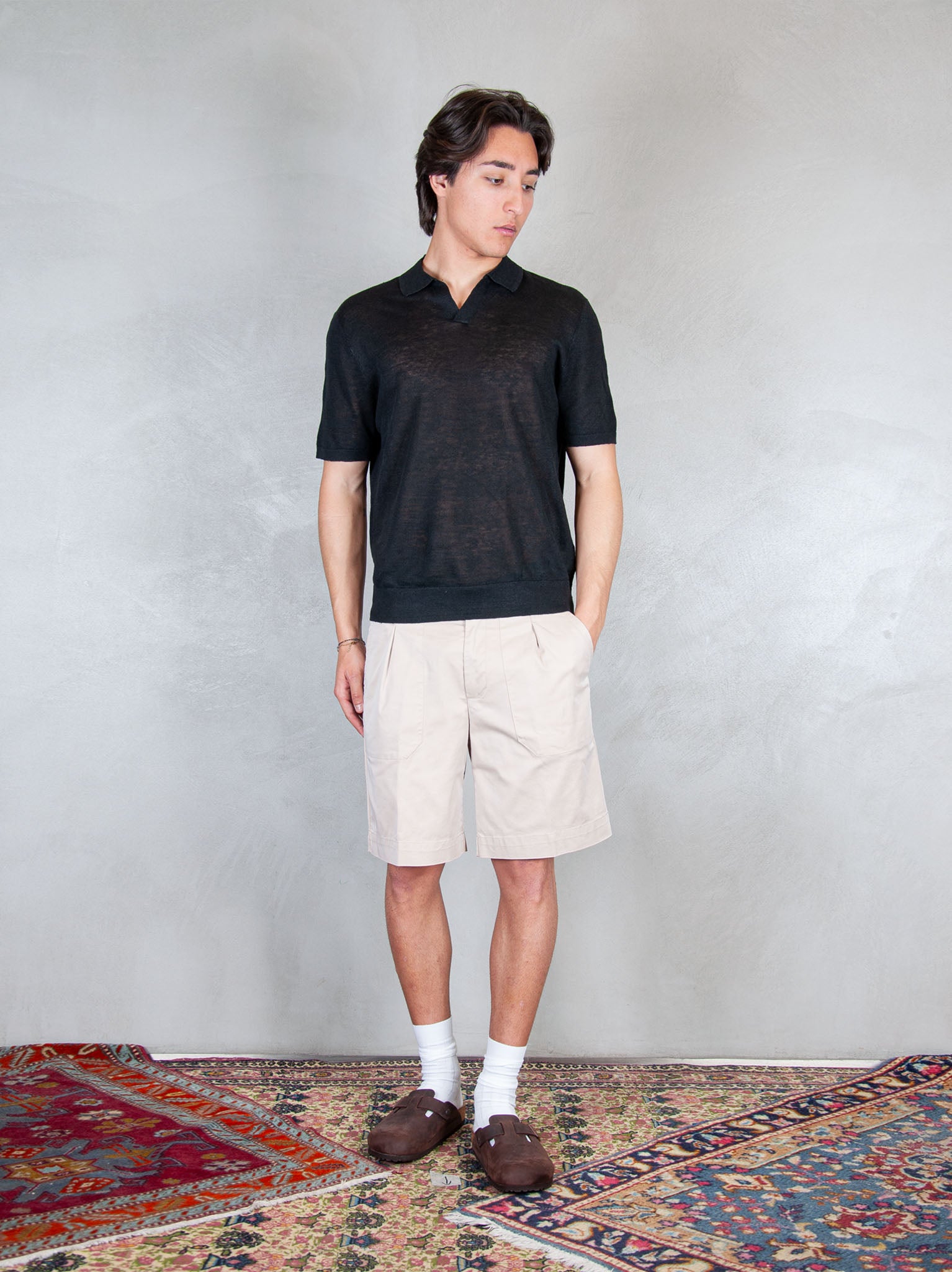 Seinse Bermuda Fatigue 1 pince PB1528 BEIGE Seinse 