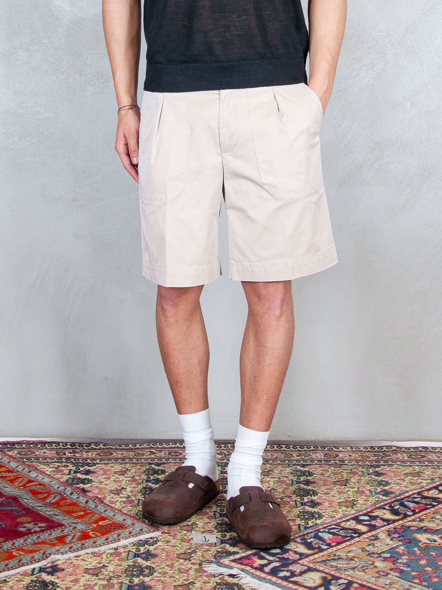 Seinse Bermuda Fatigue 1 pince PB1528 BEIGE Seinse 