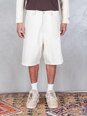 Drôle De Monsieur Bermuda <BR/>Le Short Baggy Écru G-BS147-CO188 OW Drôle De Monsieur 